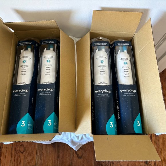 Everydrop by Whirlpool Ice and Water Refrigerator Filter 3, EDR3RXD1, 4-Pack - Picture 4 of 5